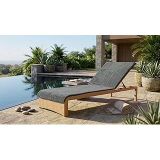 KobeHome%100 PAMUK ŞEZLONG HAVLUSU GRİ - LACİVERT 80X200 CM