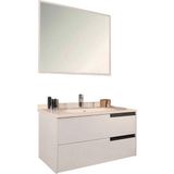 Kobos Eylül 100 cm Banyo Dolabı Seti Bianco - yok - Beyaz