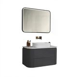 Kobos Gloria 100 Cm Banyo Dolabı Seti Argento
