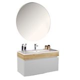 Kobos Harmony 100 Cm Banyo Dolabı Seti Bianco + Meguro Beyaz