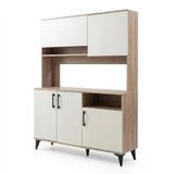 Kobos Kahve Köşesi Çok Amaçlı Mutfak Dolabı 150Cm Sp02348