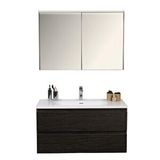 Kobos Lignum 100 Cm Banyo Dolabı Seti Watson Siyah