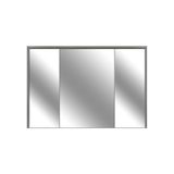 Kobos Meta KB.300007 Mat Gri 120 cm Aydınlatmalı Dolaplı Ayna