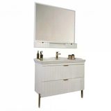 Kobos Noble 100 Cm Banyo Dolabı Seti Bianco