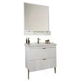 Kobos Noble 80 Cm Banyo Dolabı Seti Bianco