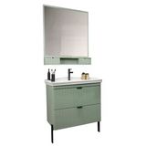 Kobos Noble 80 Cm Banyo Dolabı Seti Mint