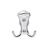 Kobra Askı, Metal Vestiyer Askısı, 26 Gr, Dolap ve Duvar Askılığı, Krom (Vidalı)