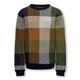 KOBSAGE L/S CHECK CREW NECK KNT Kız Çocuk Çok Renkli Kazak - 15299062