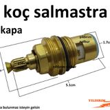 Koç Salmastra Aç Kapa Musluk İçi Salmastıra Sarı Dişli Aç Kapa Model