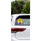 Koç stüdyo Arabada Bebek Var oto sticker 15 x15 cm