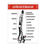 Koç Stüdyo ATATÜRK KÖŞESİ ATATÜRK İLKE VE İNKİLAPLARI 50 X 70 (VİNİL BRANDA) DİJİTAL BASKI