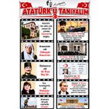 Koç Stüdyo Atatürk’ü Tanıyalım Eğitim Posteri Hayatı ve Ailesi Okul Sınıf Duvar Panosu