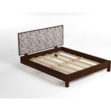 Koç Tek Yapı Mors Seramik Başlıklı Ahşap Karyola Mors - 120 x 200 cm - Ceviz