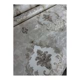 KOÇ YAPI DEKOR Tutkal hediye 10m2 damask kreme gold sedefli kabartma silinebilir A+duvar kağıdı eni 106cm/boyu 10 metre