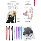 Koca Sevimli Dev ve Martıya Uçmayı Öğreten Kedi 2'li Set - Kalem