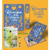 Kocacığım Bana Hikayeni Anlat Ayraç Kartpostal - Bromelain Matcha Çayı