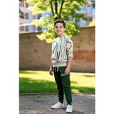Koçak Kids Çizgi Desenli Yeşil Renk Erkek Çocuk Eşofman Takım