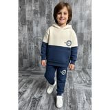 Koçak Kids Yeni Sezon 3 Iplik Kapşonlu ve Kanguru Cepli Erkek Çocuk Eşofman Takım - Lacivert - 13 - 14 Yaş