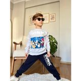 Koçak Kids Yeni Sezon Sonic Desenli Gri Renk Erkek Çocuk Eşofman Takım