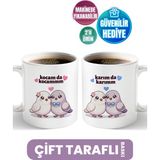 Kocam Da Kocam - Karım Da Karım | Çiftlere Hediye Kupa Bardak - Kumru