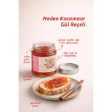 Kocamaar Çiftliği Datça Gül Reçeli (Rafine Şeker İlavesiz ) 280 gr