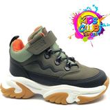 Kocamanlar Cool 26-Evil Ortopedik Kaymaz Taban Unisex Çocuk Bot - Haki