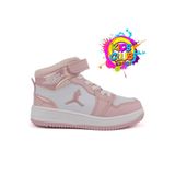 Kocamanlar Cool Jordan Glaxy Uzun Pekin Boğazlı Pembe Çocuk Spor Ayakkabı