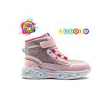 KOCAMANLAR Cool Kids Ortopedik Işıklı Taban Kız Çocuk Bot PEMBE