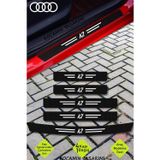 Kocamın Tasarımı Audi A2 Karbon Folyo ile Kapı ve Bagaj Eşiği İçin Çizilmeye Karşı Koruyucu Set A2 Yazılı