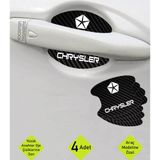 Kocamın Tasarımı Chrysler Tasarımlı Modeline Özel 4 Adet Karbon Desenli Çizik Önleyici Kapı İçi Folyo Takımı Tasarıml