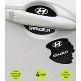 Kocamın Tasarımı Hyundai Grandeur İçin Özel Tasarım Karbon Kaplama Kapı İçi Çizik Önleyici Şık Folyo Seti Grandeur Ya