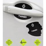 Kocamın Tasarımı Karbon Desenli Renault Twingo Modeline Uygun Kapı İçi Çizik Koruma ve Estetik Folyo Takımı Twingo Ya