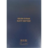 Kocaoluk Gelen Evrak Kayıt Defteri Cilt Kapak 190 Sayfa Evrak Düzenleyici Dosya