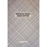 Kocaoluk Müdürler Kurulu Karar Defteri Karton Kapak