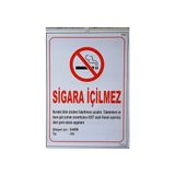 Kocaoluk Sigara Içilmez Uyarı Ikaz Levhası 50X70 Askılı