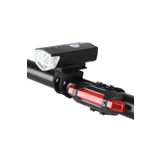 KocatepeBikeShop Su Geçirmez Usb Şarj Led Bisiklet Scooter Ön Far Arka Işık Lambası Işık Seti Bisiklet Far BL-03
