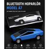 Koch Tech Bluetooth Hoparlör Model A7 Cybertruck Tasarımlı 10W Güçlü Ses Rgb LED Işıklı Kablosuz Taşınabilir Müzik Kutusu USB Tf Kart Fm Radyo Aux Girişli 2000MAH Şarjlı Dekoratif Hoparlör Ev Ofis Için Kullanım - Mavi