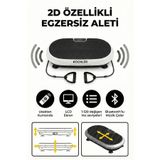 Kochler 2D Titreşimli Egzersiz Aleti, Bluetooth Hoparlörlü Kondisyon Cihazı, 200W Tek Motorlu, 120 Hız Seviyeli, Uzaktan Kumandalı, Ev Tipi Fitness ve Spor Aleti