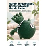 Kochler Boyun ve Omuz Masaj Aleti – Biyonik El Yoğurma Hissiyatlı Masajlı, Şarjlı Masaj Cihazı - Yeşil