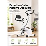 Kochler X Bike Tekerlekli 3’ü 1 Arada 16 Kademeli Katlanabilir Kondisyon Bisikleti - Beyaz