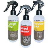 Kochmaier 3'lü Set Oto Lastik Parlatıcı - Jant Temizleyici - Torpido Bakım Sütü (3x250 ml) - 0,25 kg