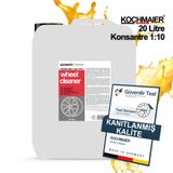 Kochmaier Günlük Jant Temizleyici – Hafif Kir ve Toz Sökücü, Hassas Yüzey Dostu – Düzenli Bakım İçin Pratik Jant Temizleyici Konsantre 1:10 (20 Litre/Kg)
