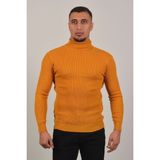 Koçmen Erkek Boğazlı Kazak K-0045 - Hardal