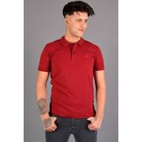 Koçmen Erkek Polo Yaka T-Shirt K-0145 - Bordo - XL