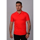 Koçmen Erkek Polo Yaka T-Shirt K-0145 - Kırmızı - 5XL
