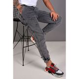 Koçmen Kocmen Erkek Boyfriend Kot Pantolon K-0296 - Gri