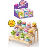 Koco Saksı Çiçekleri Sukulent Serisi 3D Puzzle Koleksiyon Tam Set - 12 Adet