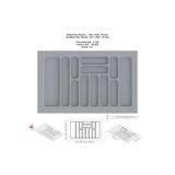 KOÇSAN Çekmece İçi Kaşıklık, Düzenleyici, Organizatör 78 CM X 49 CM-Gri