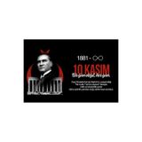 kocstudyo Atatürk 10 Kasım Posteri, İç ve Dış Mekan, 100x200 cm