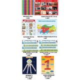 kocstudyo Okul Posteri 8 Parça Vinil Baskı Set (Atatürk Köşesi, Türkiye Haritası, Ritmik Tablo, Sınıf Kuralları, Zaman Birimleri)